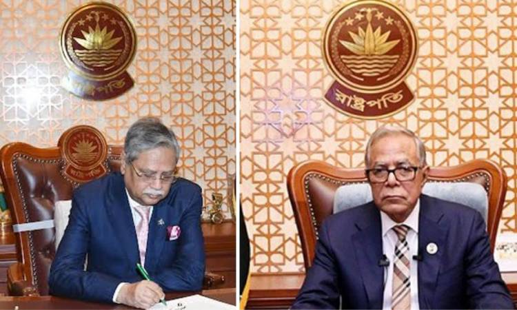 সাবেক রাষ্ট্রপতি হামিদ-সাহাবুদ্দিনের বিরুদ্ধে ট্রাইব্যুনালে অভিযোগ