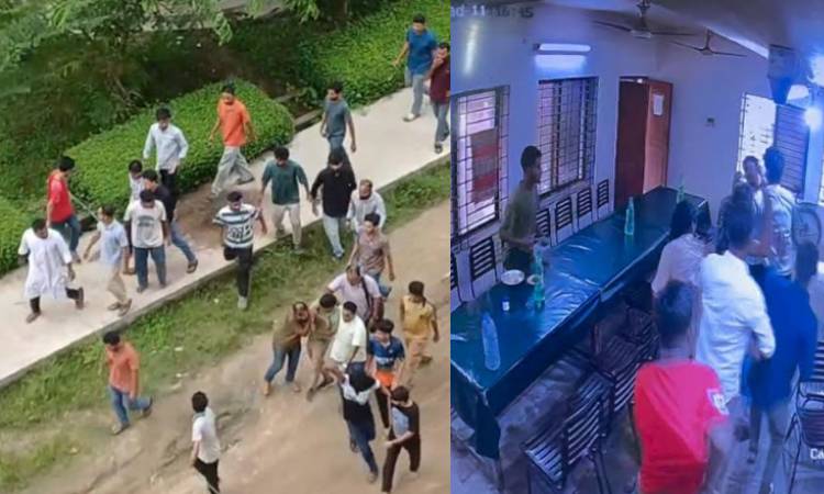 নজরুল বিশ্ববিদ্যালয়ে ছাত্রদলের দুই গ্রুপের সংঘর্ষ