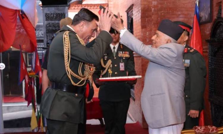 নেপালের সেনাবাহিনীর ‘জেনারেল’ হলেন ভারতীয় সেনাপ্রধান