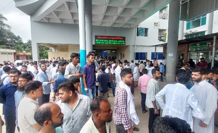 শজিমেকে ইন্টার্নদের কর্মবিরতি অব্যাহত