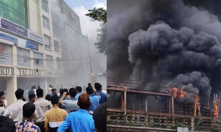 ধানমন্ডি ও মহাখালীর আগুন নিয়ন্ত্রণে