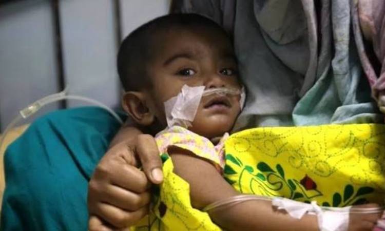 হাম উপসর্গে ৮ শিশুর মৃত্যু, হাসপাতালে ভর্তি ১৩২০