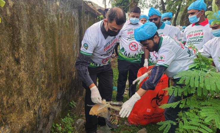 ডেঙ্গু প্রতিরোধে ঝিনাইগাতীতে পরিচ্ছন্নতা অভিযান