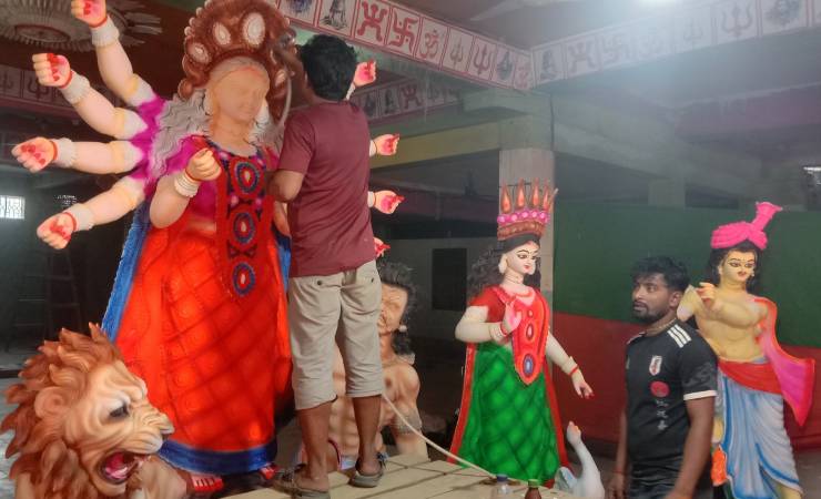 লামায় এবার ১০ মন্ডপে হবে দূর্গাপুজা