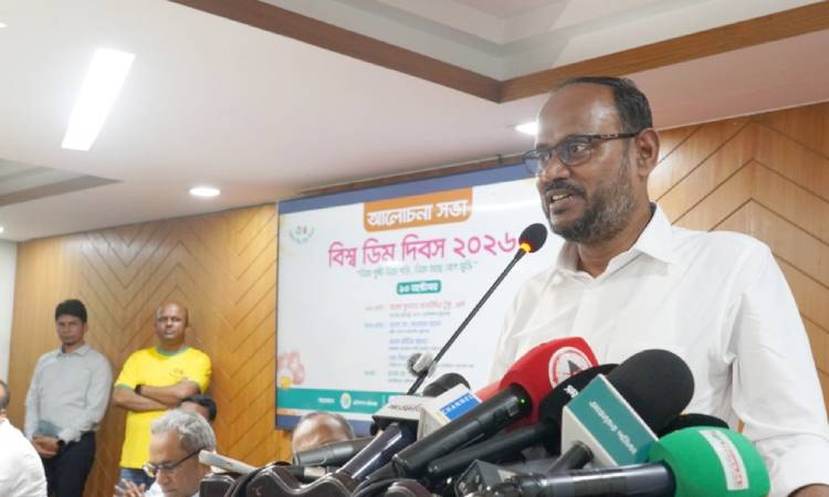ডিম উৎপাদন বাড়িয়ে রপ্তানির সক্ষমতা অর্জন করতে হবে: প্রতিমন্ত্রী টুকু
