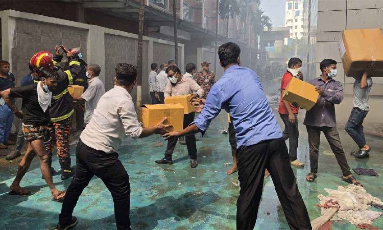 টঙ্গীর ওষুধ কারখানার আগুন নিয়ন্ত্রণে