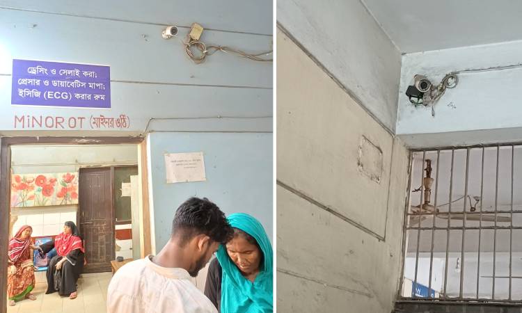 ব্রাহ্মণবাড়িয়া জেনারেল হাসপাতালের ৩৪ সিসি ক্যামেরার ২০টিই অচল