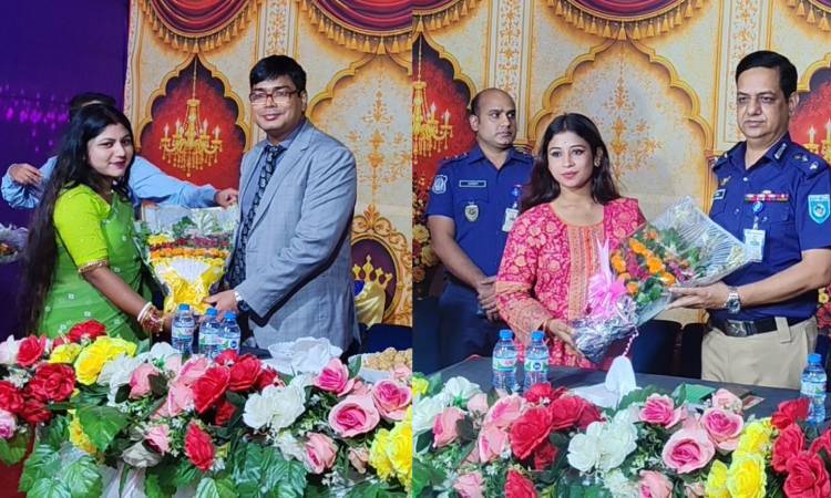গোবিন্দগঞ্জে পূজামণ্ডপ পরিদর্শনে ডিসি-এসপি