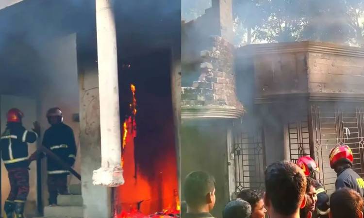 ছাত্রীকে অচেতন করে ধর্ষণের পর খাওয়ানো হতো জন্মনিয়ন্ত্রণের ওষুধ, মাদ্রাসায় আগুন