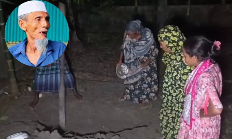 জামায়াত নেতাকর্মীদের বাধা, নারীদের খোঁড়া কবরে দাফন হল মুক্তিযোদ্ধার